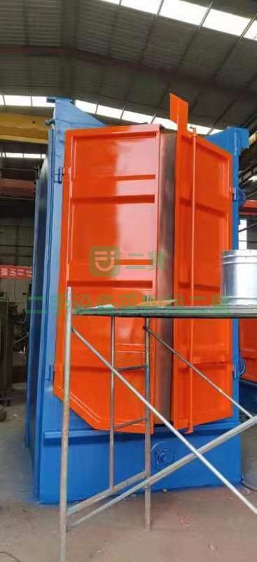 二手雙勾拋丸機3710進口2米??2米??3.5米