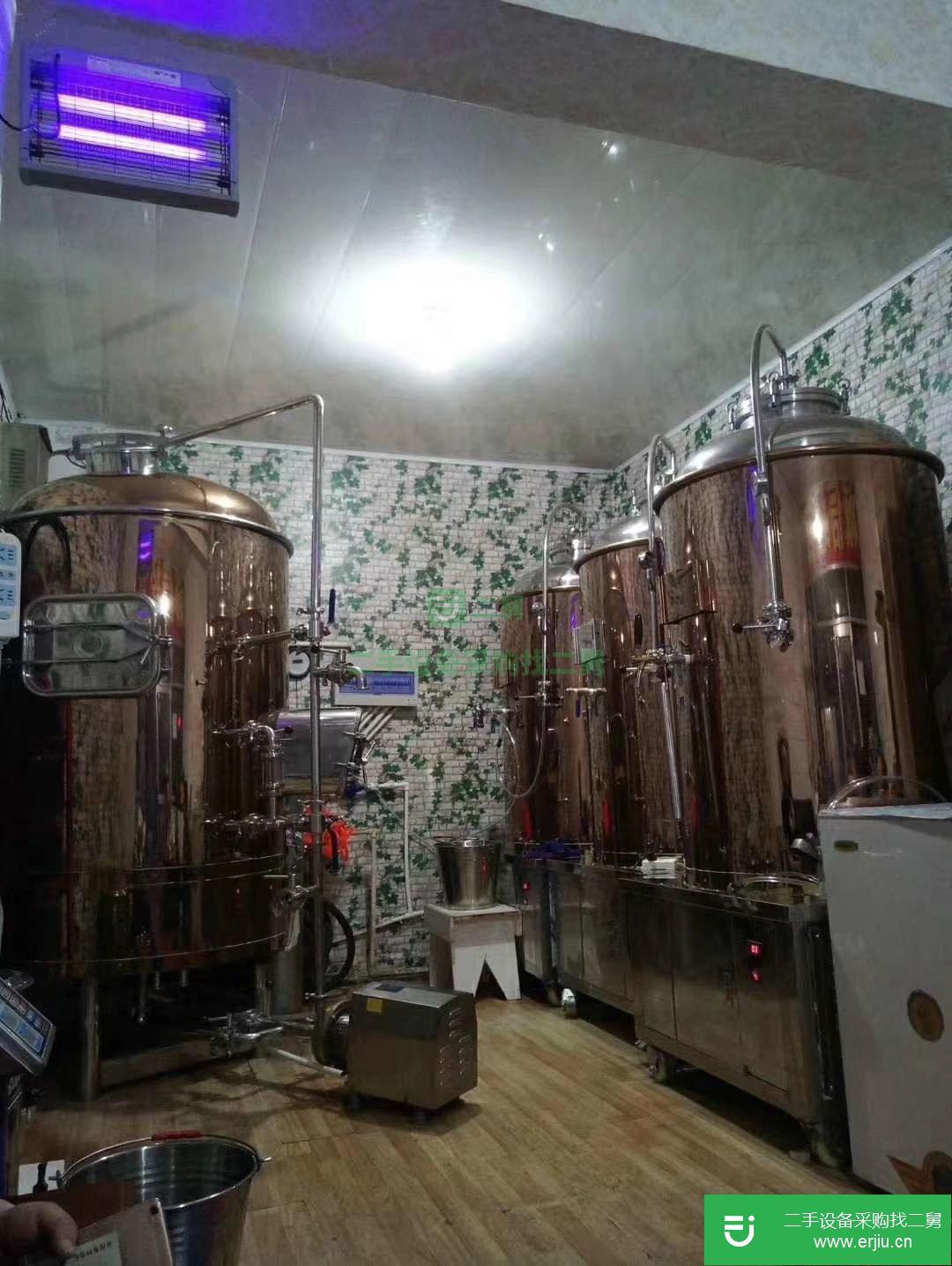 轉讓二手制造啤酒設備果啤機器。