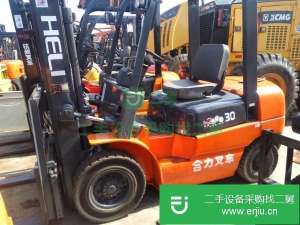 2手舊內(nèi)燃式合力3噸柴油叉車