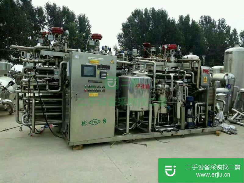 二手飲料8噸管式殺菌機(jī)