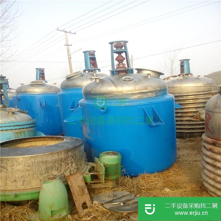 二手反應釜設備處理九成新，2017年設備