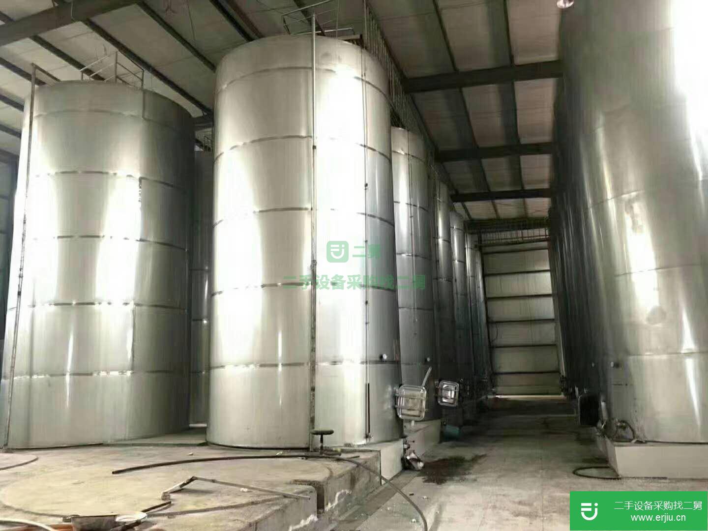二手50立方不銹鋼儲罐