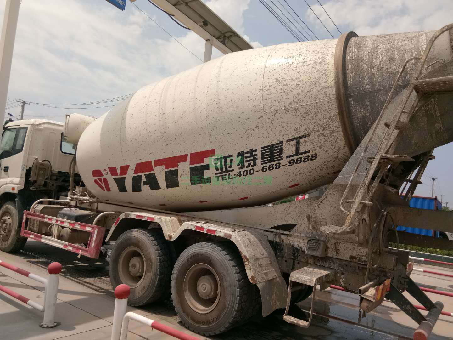 二手歐曼大14方攪拌車8成新山東省濟寧市