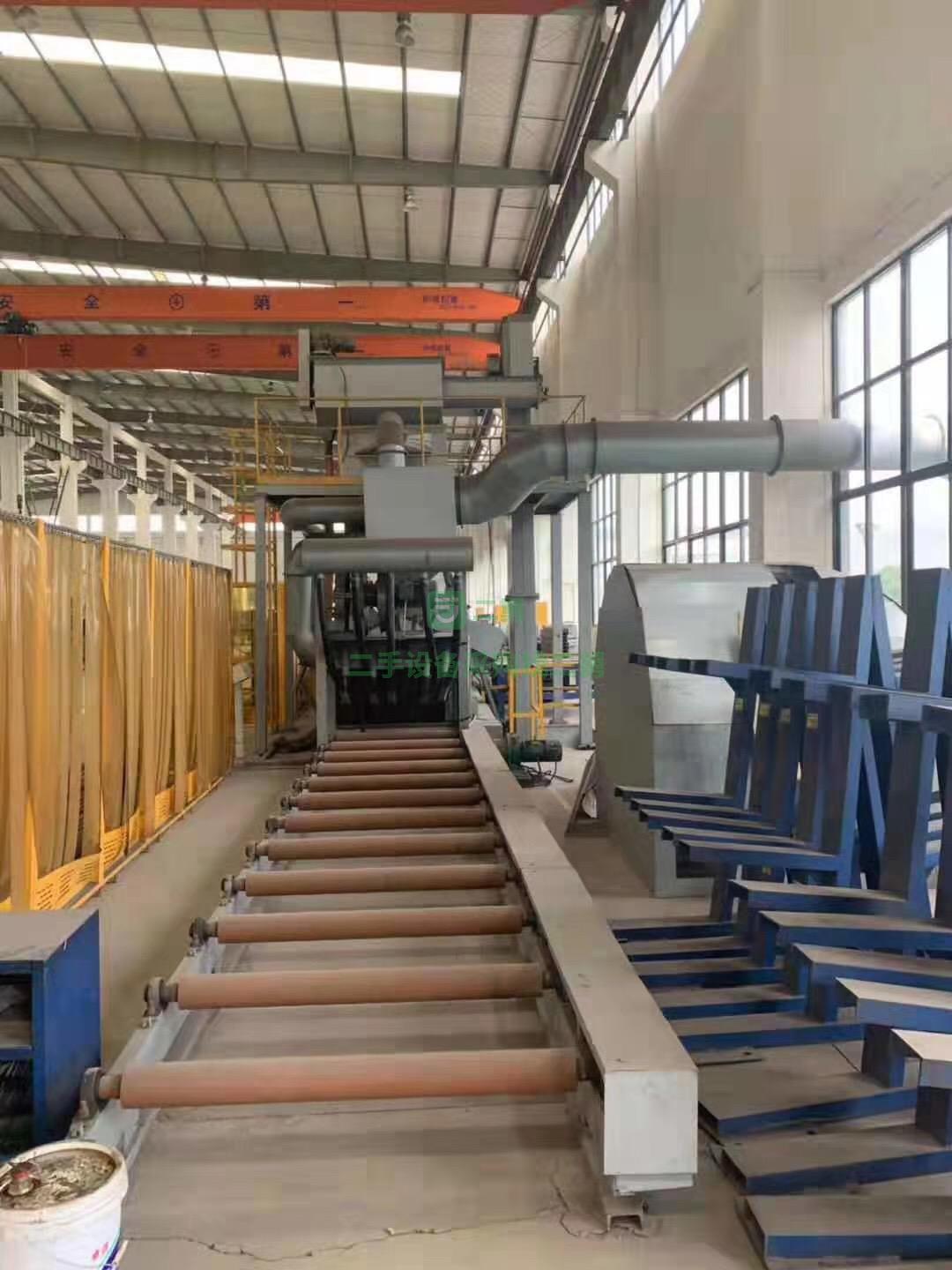 低價售單鉤三噸3710拋丸機帶脈沖除塵器