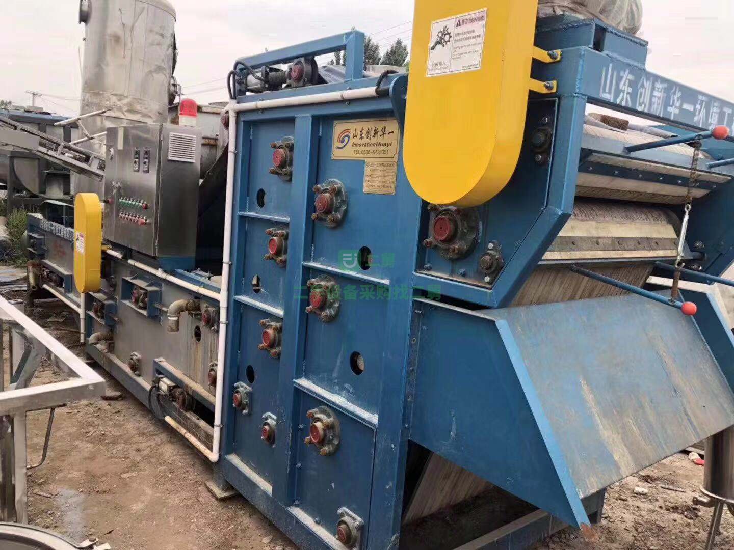 急售二手1000型三網帶式壓濾機 2019年出廠