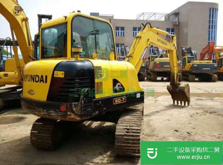 轉讓二手玉柴60-7挖掘機
