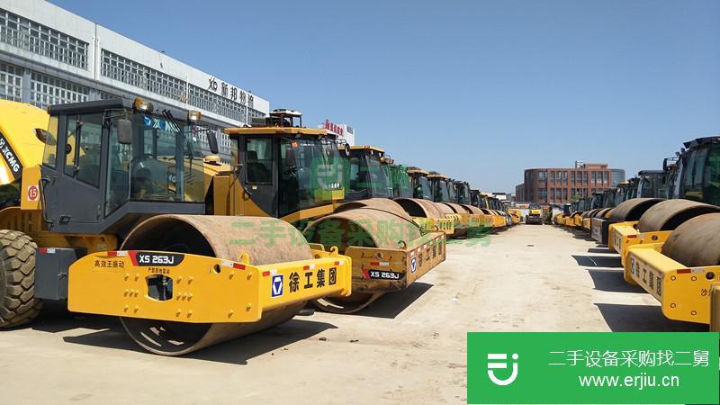 青海省海東市出售九成新的二手壓路機