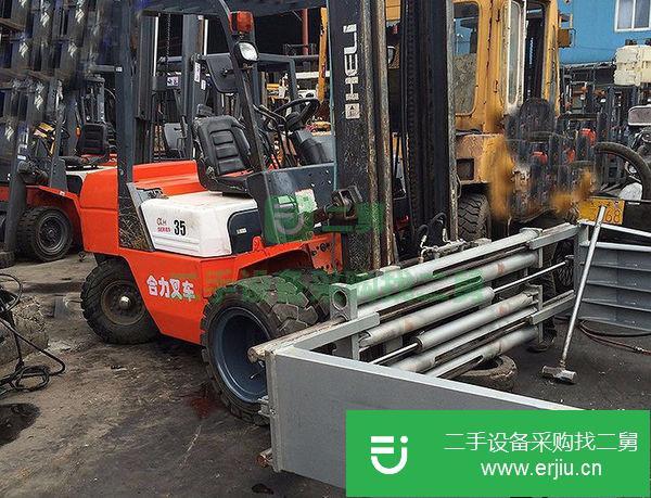 轉(zhuǎn)讓二手合力棉花夾包叉車