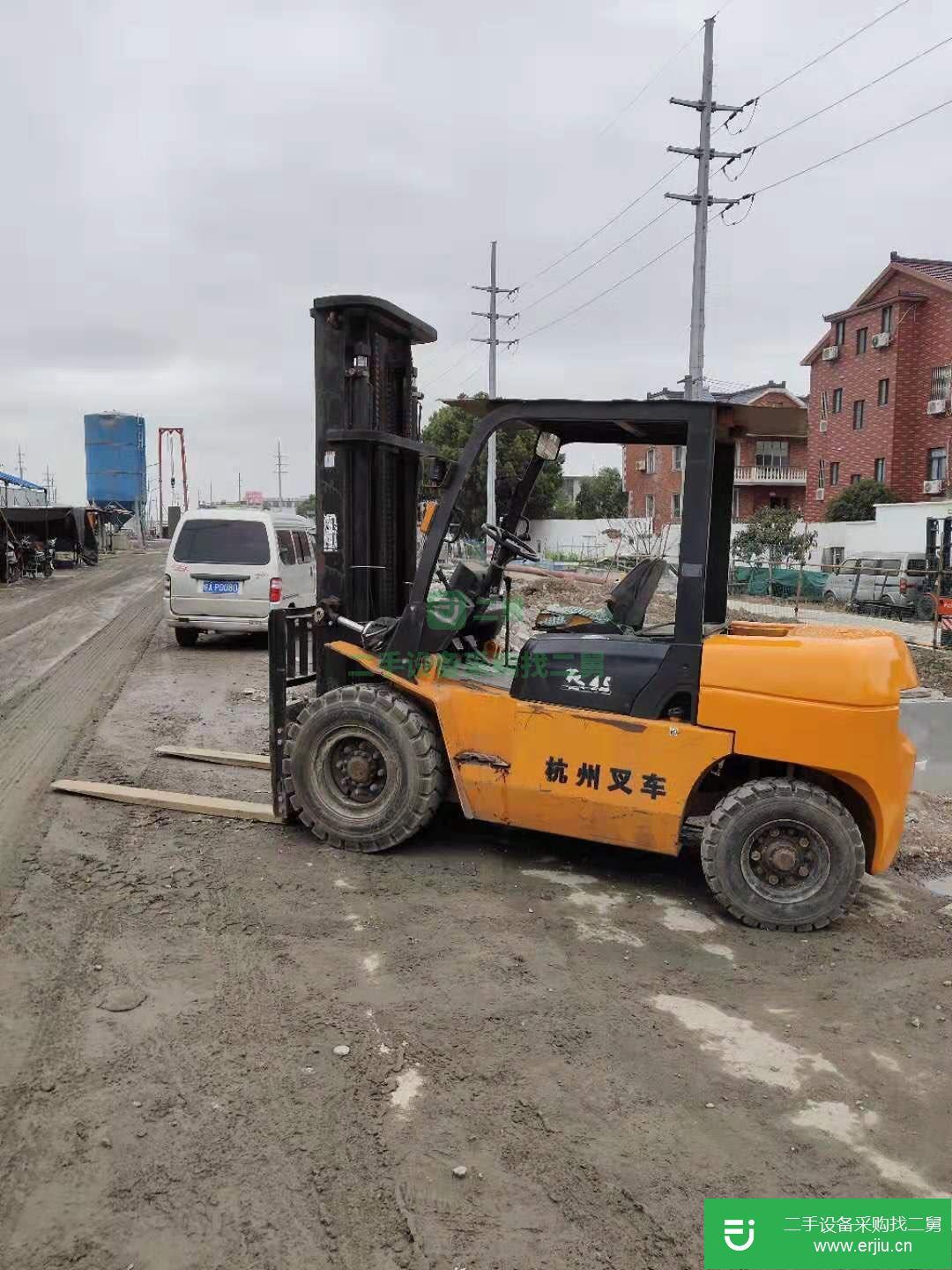 原版漆二手杭州叉車，5噸二手叉車專賣