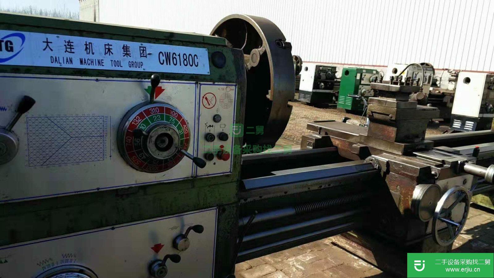 陜西西安出售二手大連CW6180C臥式車床