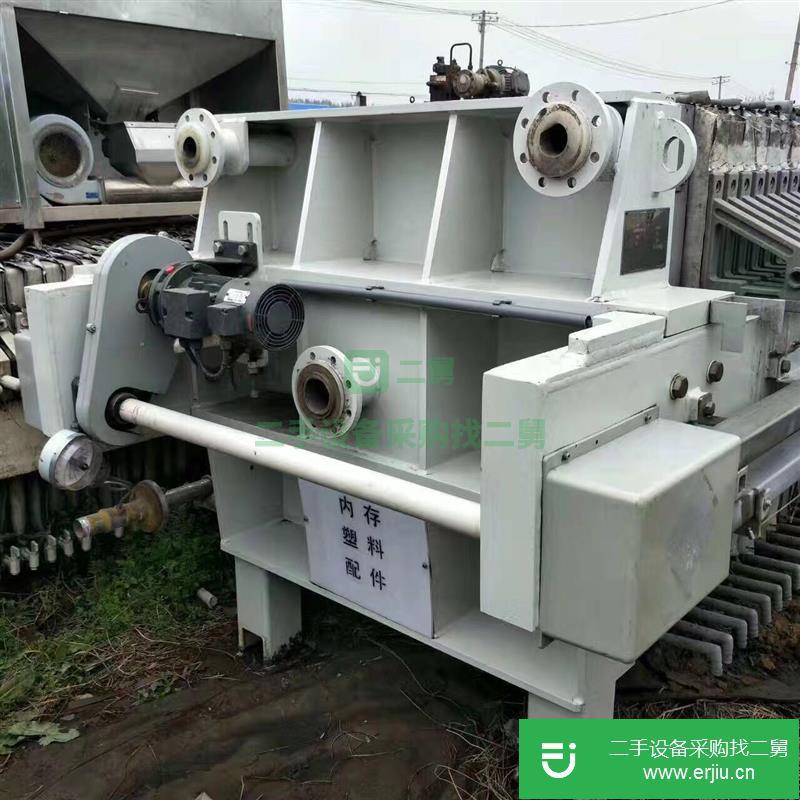 出售二手九成新的100平方環(huán)保專用隔膜壓濾機
