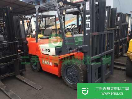 二手叉車九成新1-10噸合力杭州柴油叉車夾包叉車電瓶叉