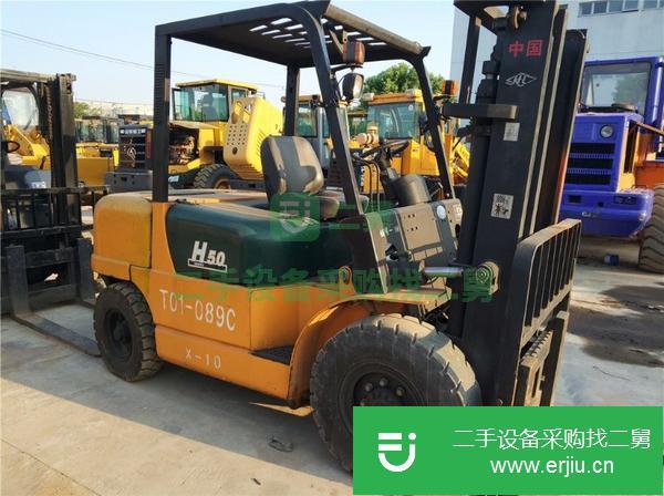 轉讓二手杭州5噸50小型叉車
