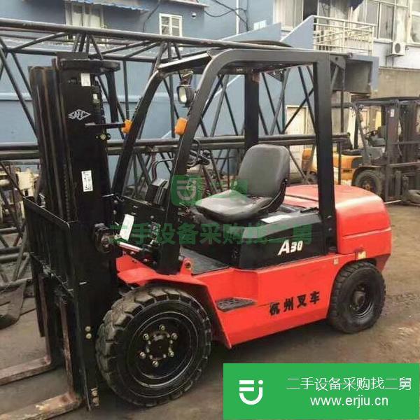 轉讓二手3噸軟包夾叉車 合力3噸舉高4米二手包夾叉車