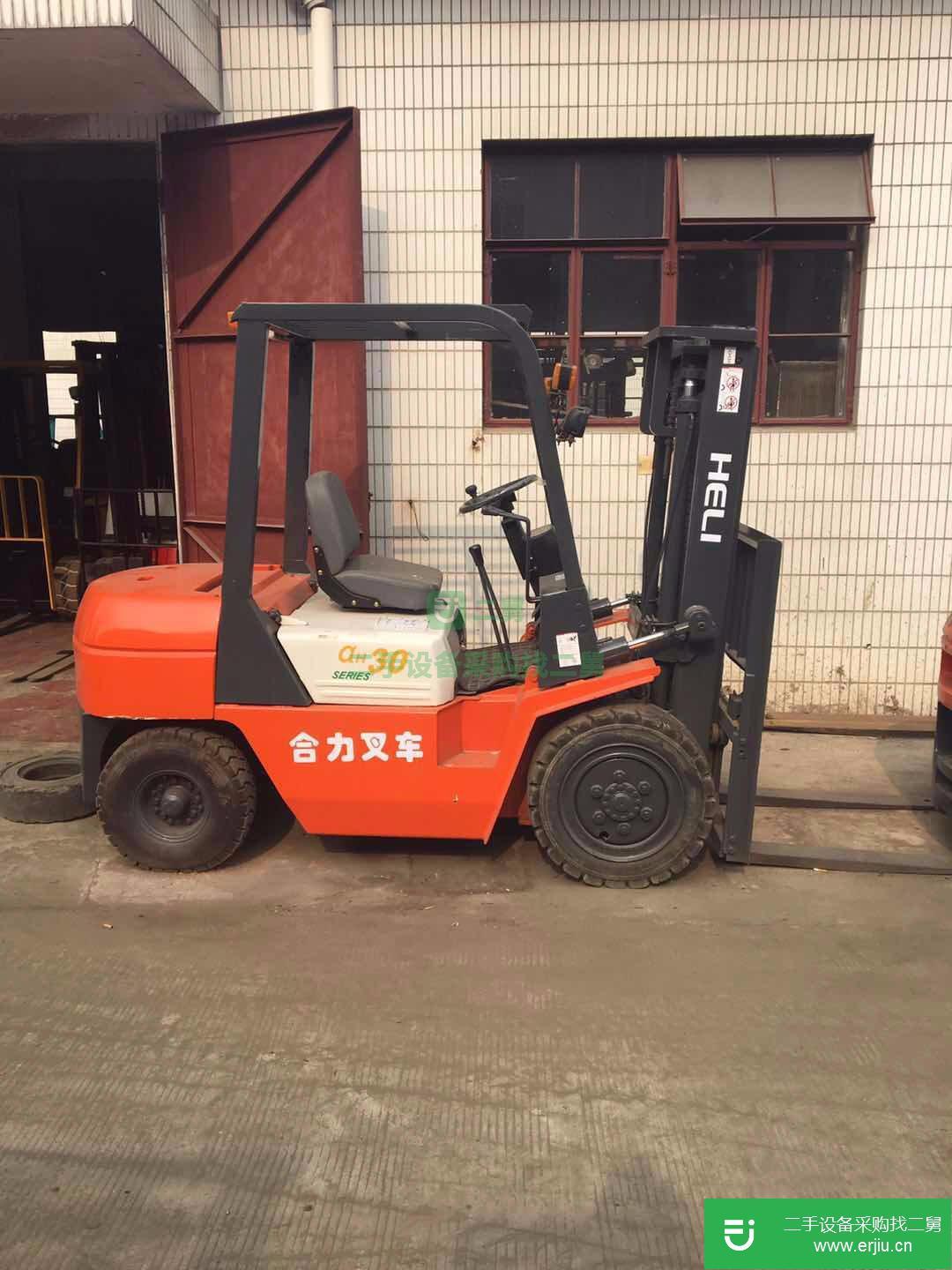原裝九成新卡斯卡特包夾叉車，3噸合力夾包二手叉車個人轉讓 (轉卡斯卡特圓夾包叉車)