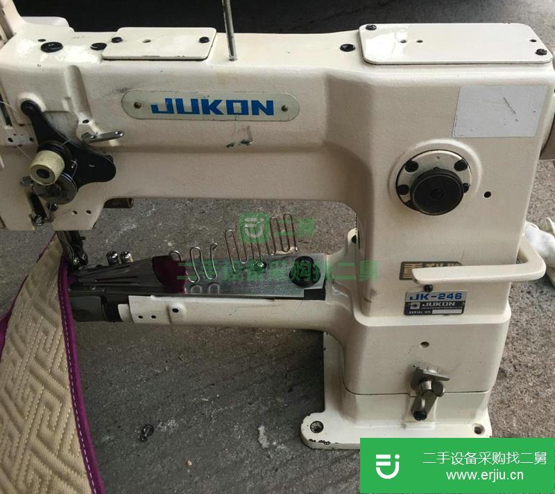 中捷246小嘴高車筒式綜合送料縫紉設備 半自動單針縫紉機