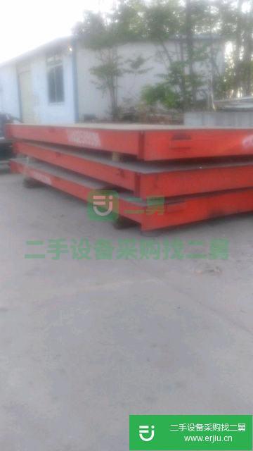 山西大同低價出售二手九成新的100噸地磅