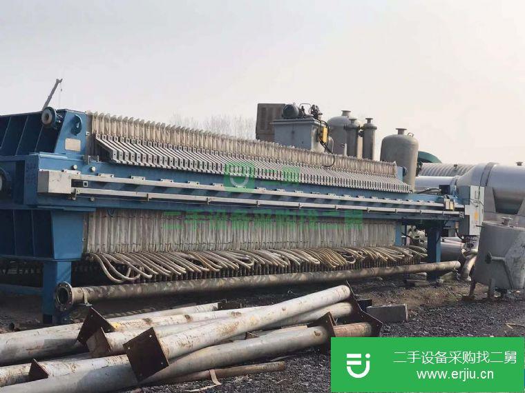 轉讓二手500平方隔膜壓濾機
