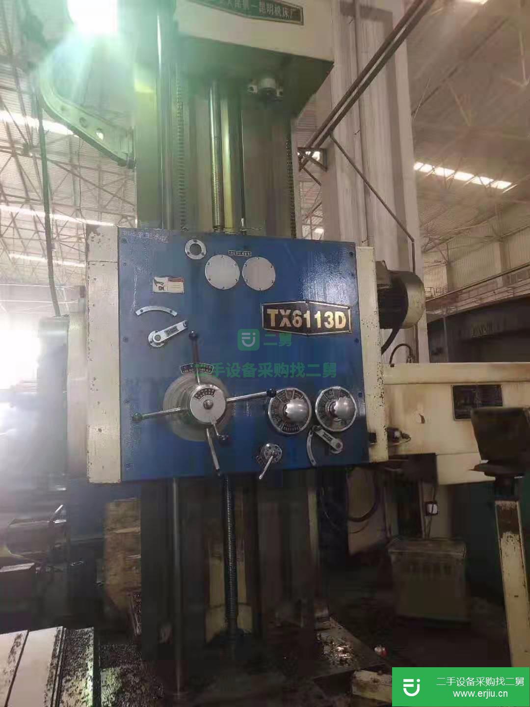 倒閉廠售二手交大昆機TX6113D數顯臥式銑鏜床
