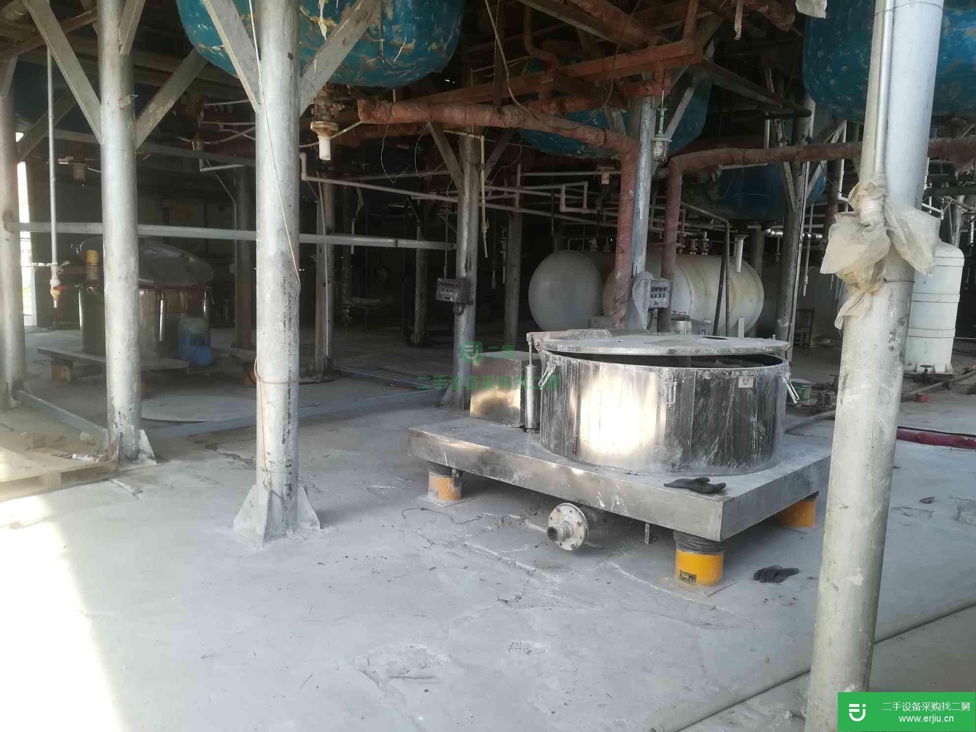 山東菏澤出售二手九成新的污水處理設備壓濾機