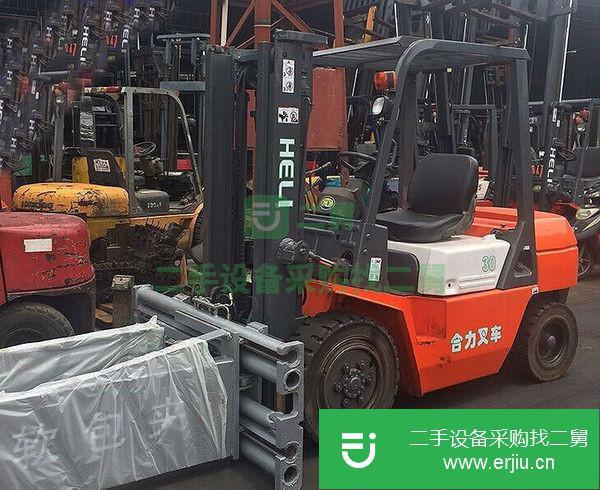 轉(zhuǎn)讓二手合力棉花夾包叉車
