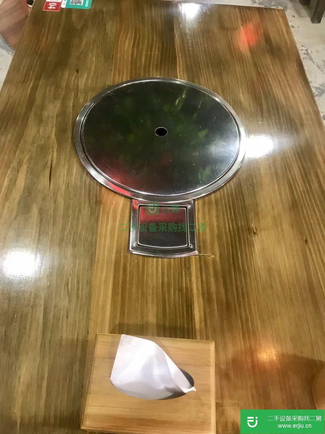 實木下層火鍋桌凳