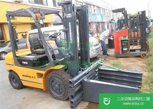 二手叉車-電瓶叉車+夾抱叉車+側移叉車+高門架叉車