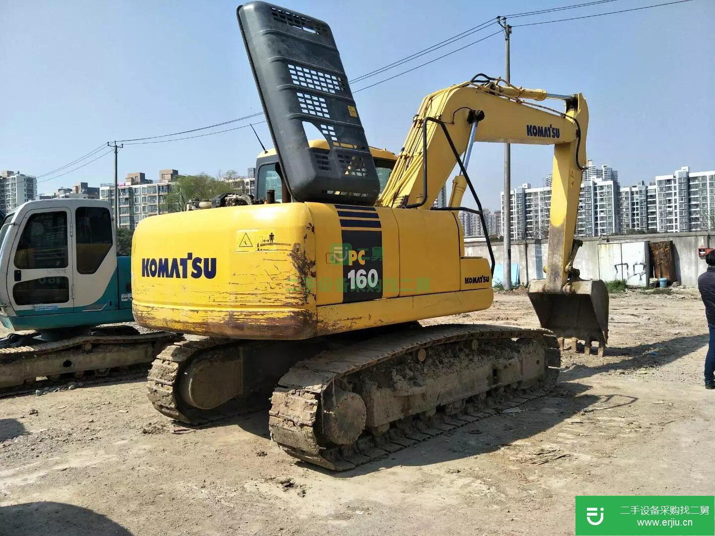 安徽宿州出售二手九成新的小松 PC160-7 挖掘機