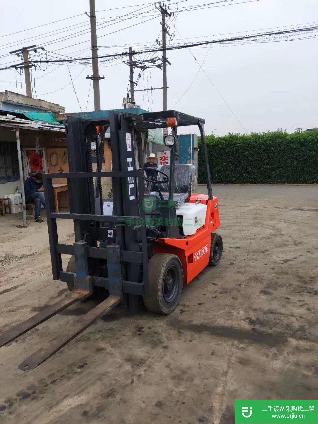 廈門本地二手叉車精品3.5噸升高5米，前后實心輪胎