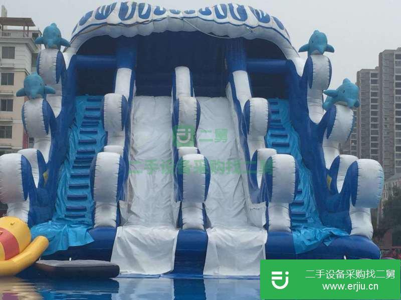 九成新水上樂園設備和水上沖關處理啦！