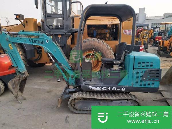 轉(zhuǎn)讓原版車二手玉柴18微型挖掘機,二手18小挖機低價果園園林