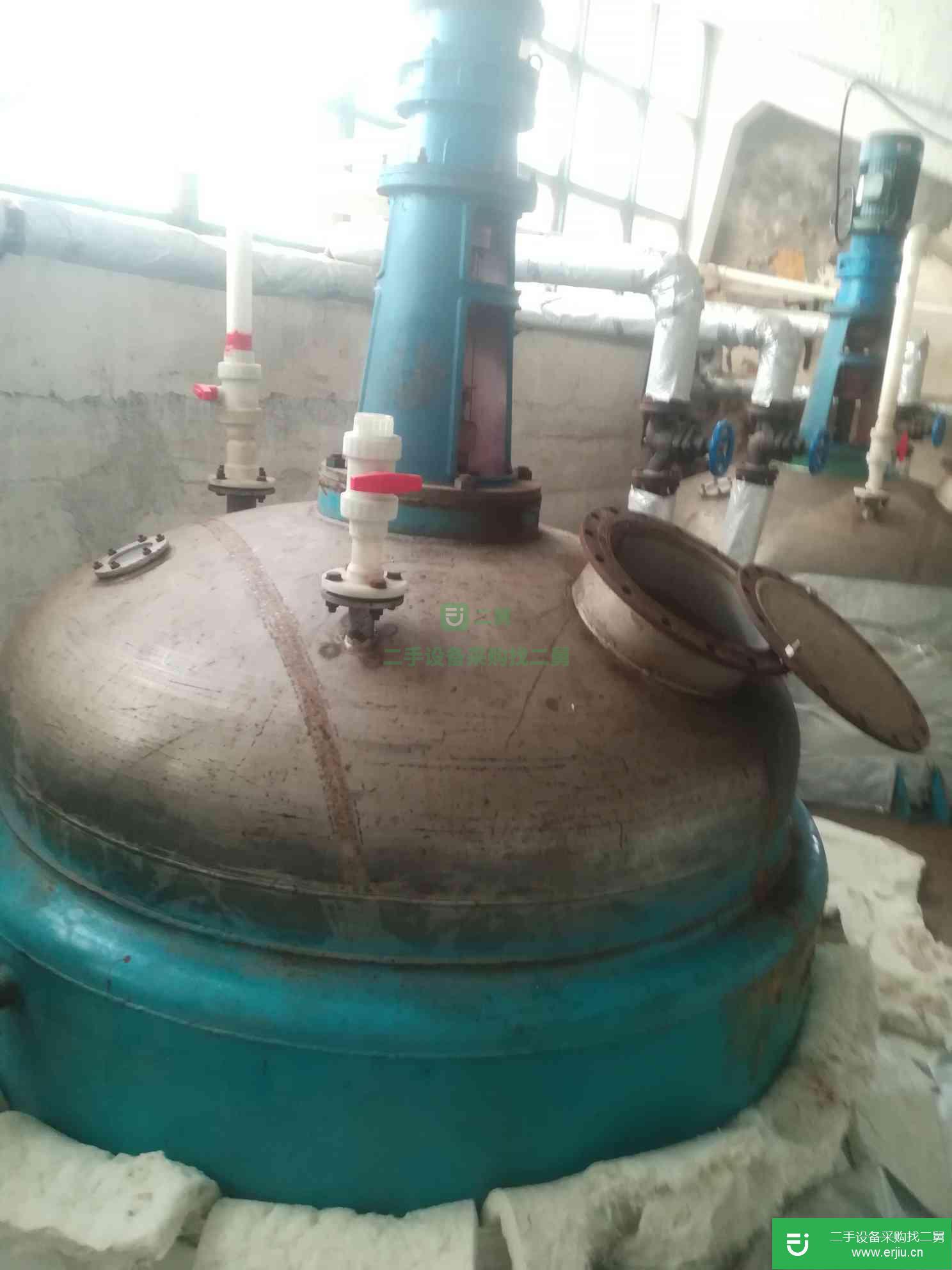 浙江杭州出售二手不銹鋼反應釜刮刀離心機