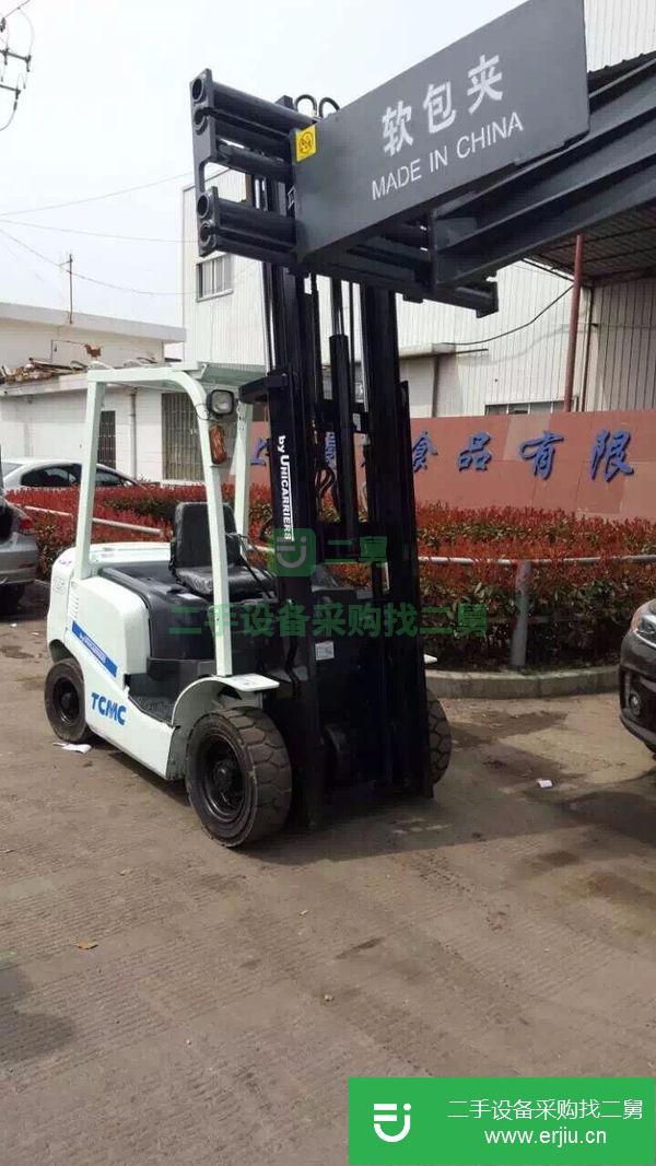 出售合力3噸5噸叉車-TCM合力軟包夾叉車、打包廢紙抱夾叉車