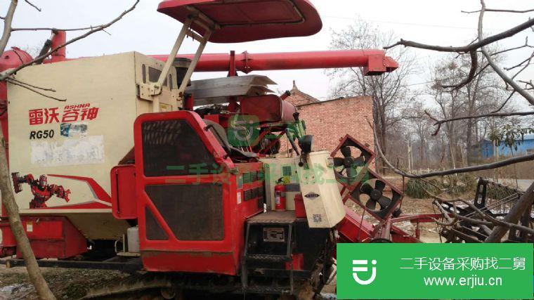 陜西渭南市轉讓二手自用履帶收割機一臺
