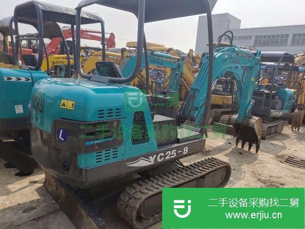 轉(zhuǎn)讓家用 挖土 1噸 2噸 二手 微挖 玉柴13/18農(nóng)用小型挖機(jī)