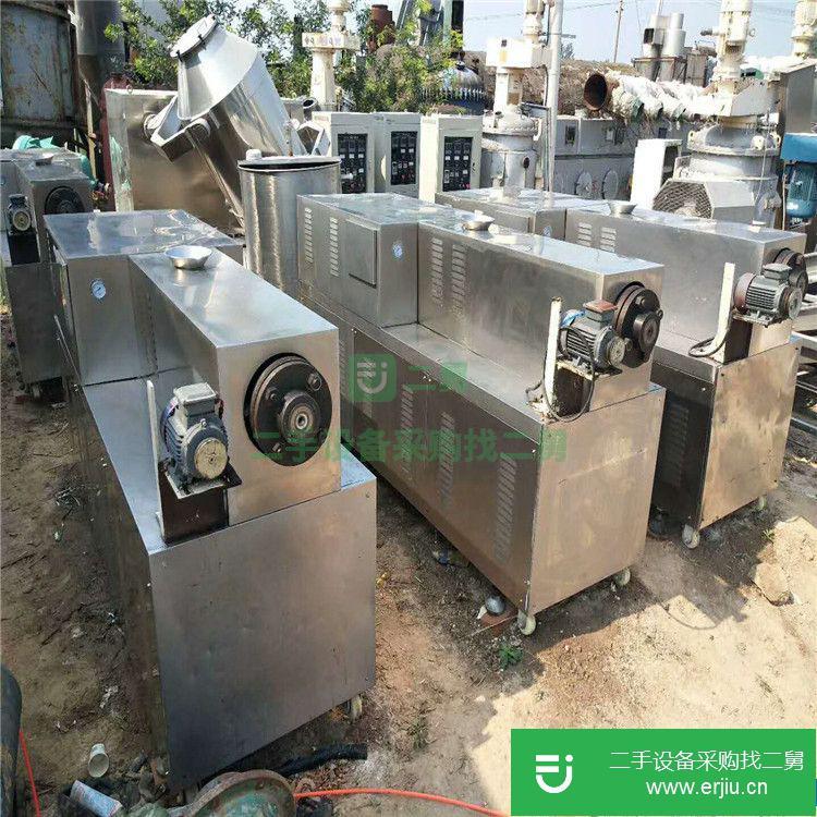 轉讓二手膨化機二手75型雙螺桿膨化機二手兒童休閑食品膨化機