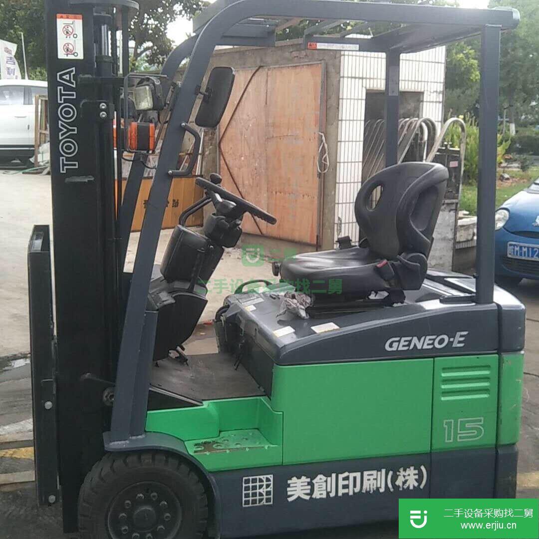低價出售1.3噸二手豐田電動叉車 原版油漆二手叉車出售