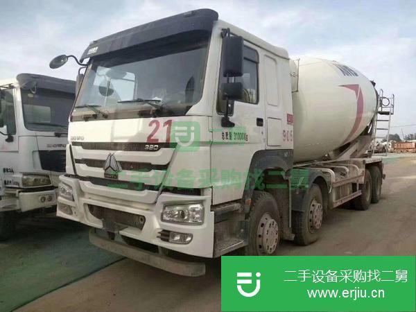 轉讓二手豪沃前四后八攪拌車,三一上裝,大罐車