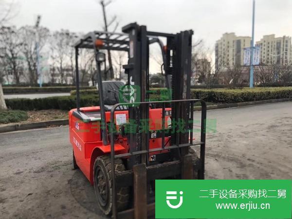 轉讓四輪座駕式電動堆高車 三支點平衡重式電動叉車