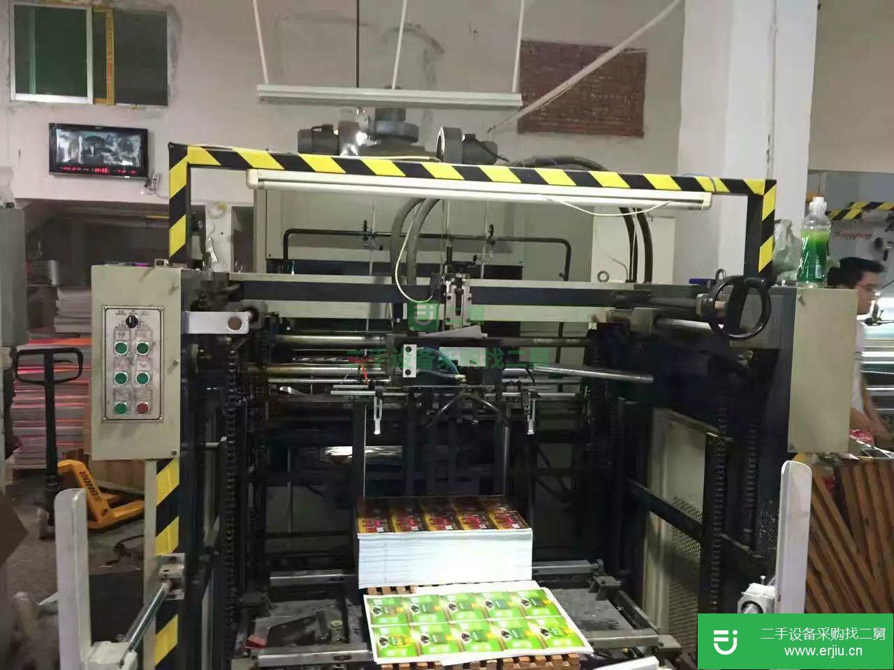 出售二手印刷設備1050全自動立式覆膜機