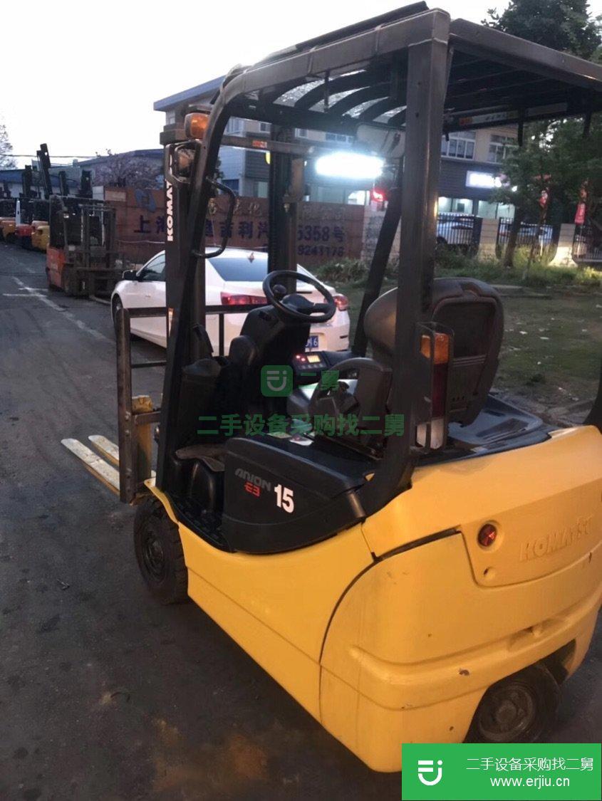 進口小松1.5全交流二手電動叉車 九成新二手叉車處理