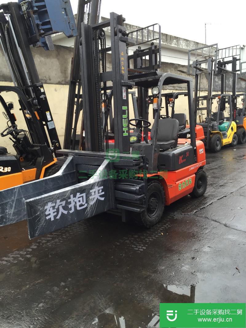 常州買夾抱叉車2噸3噸3.5噸軟抱夾叉車合力杭州叉車行業首選