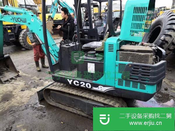 轉讓二手玉柴20-8小型挖掘機自用好車況,二手13 18 35挖機包送