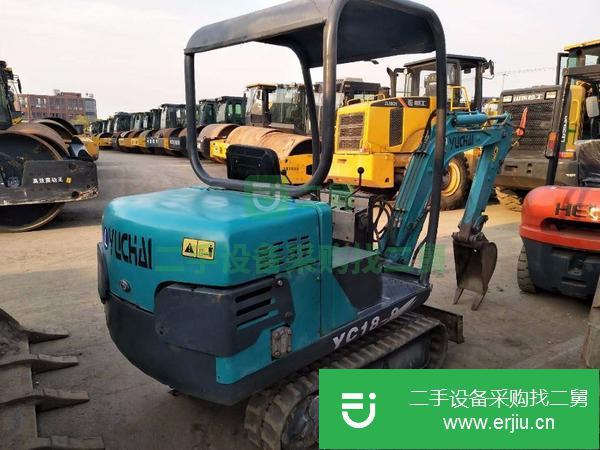 轉讓原版車二手玉柴18微型挖掘機,二手18小挖機低價果園園林