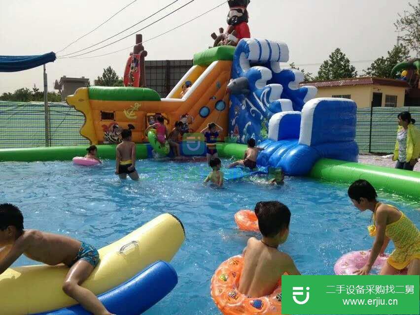 九成新水上樂園設備和水上沖關處理啦！
