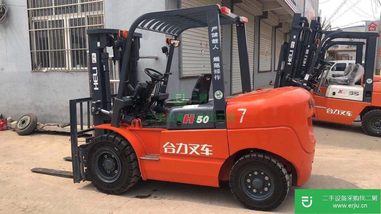 原版漆二手杭州叉車，5噸二手叉車專賣