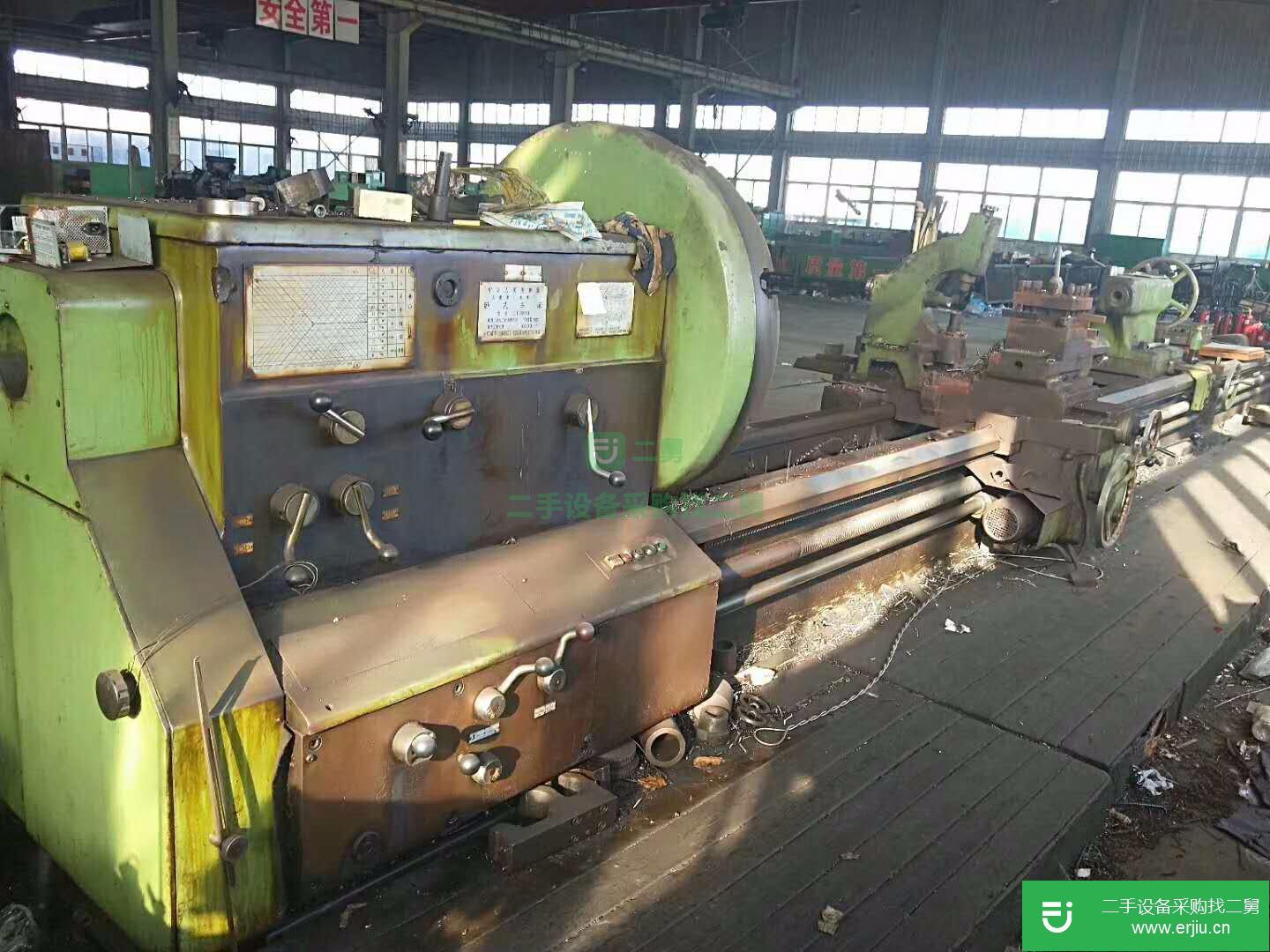 倒閉廠售二手天津CT61100臥式車床8米