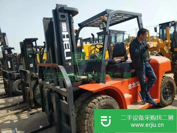 上海市轄區轉讓九成新的二手8噸叉車