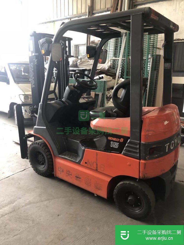 轉讓一臺豐田1.5噸電動叉車，進口二手叉車出售低價