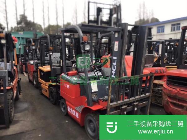 4米二手電瓶叉車,2噸自由門架電動叉車出售